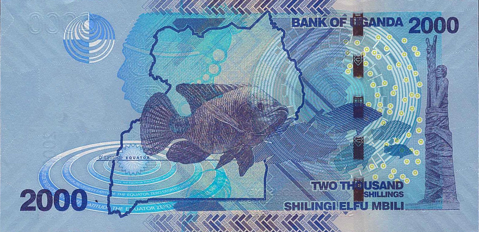 Uganda 2000 2010 UNC P-50/a